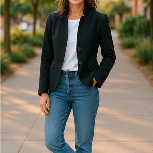 Vero Moda Brown Satin Lined Blazer